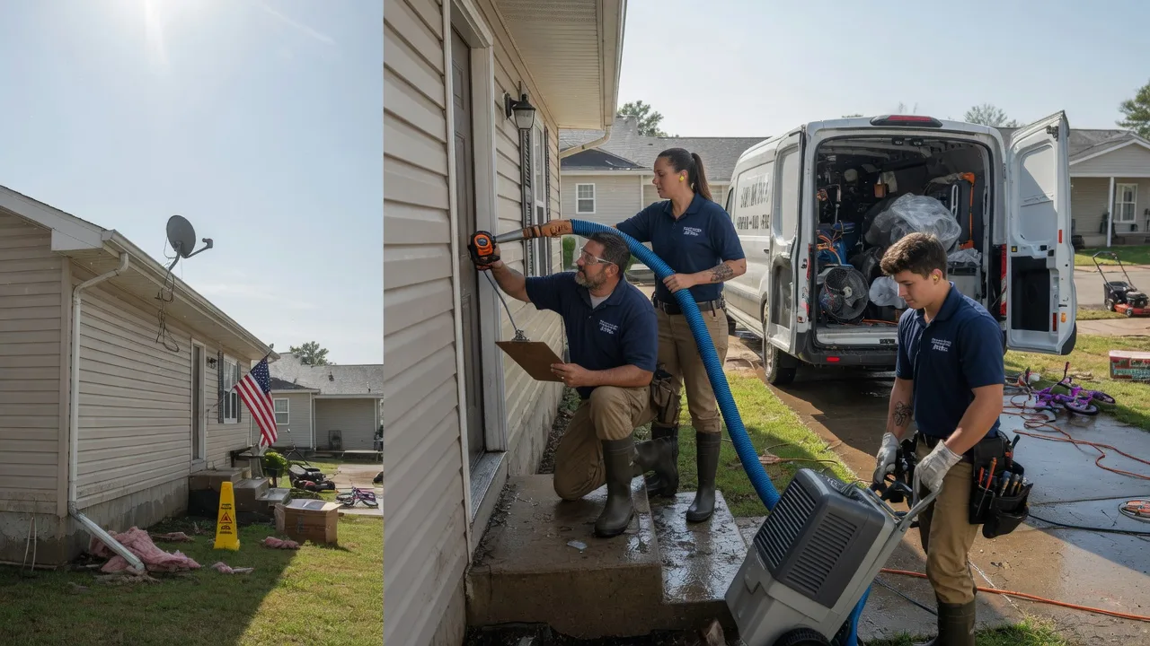 Ceiling Water Damage Restoration in Milledgeville, TN near me